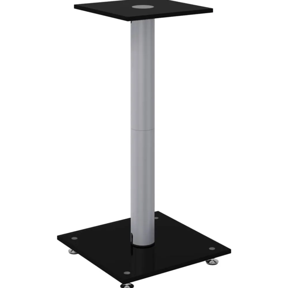 vidaXL Supports de haut-parleurs 2 pcs 1 pilier