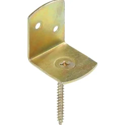 vidaXL Supports de panneau de clôture 4 pcs Forme en L Métal galvanisé