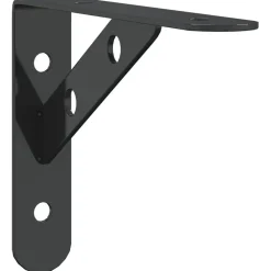 vidaXL Supports d'étagères 4 pcs 15x2,5x11,5 cm acier inoxydable