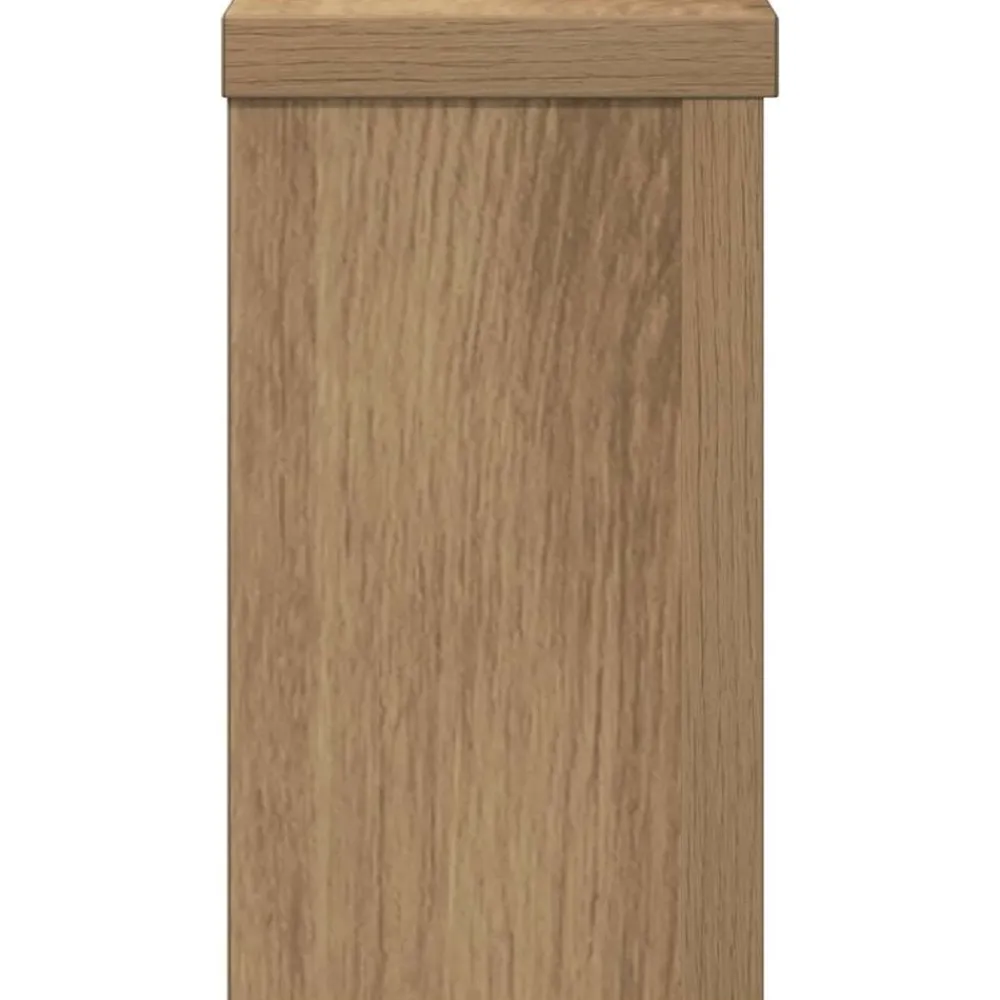 vidaXL Supports pour plantes 2 pcs chêne artisanal bois d'ingénierie