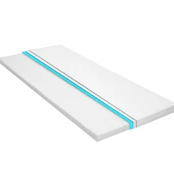vidaXL Sur-matelas 80 x 200 cm Mousse froide Profil d'œuf 6 cm