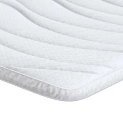 Linge-vidaXL Surmatelas Blanc 70 x 200 cm Tissu en Tricot