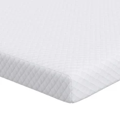 Linge-vidaXL Surmatelas Blanc 70 x 200 cm Tissu Jacquard