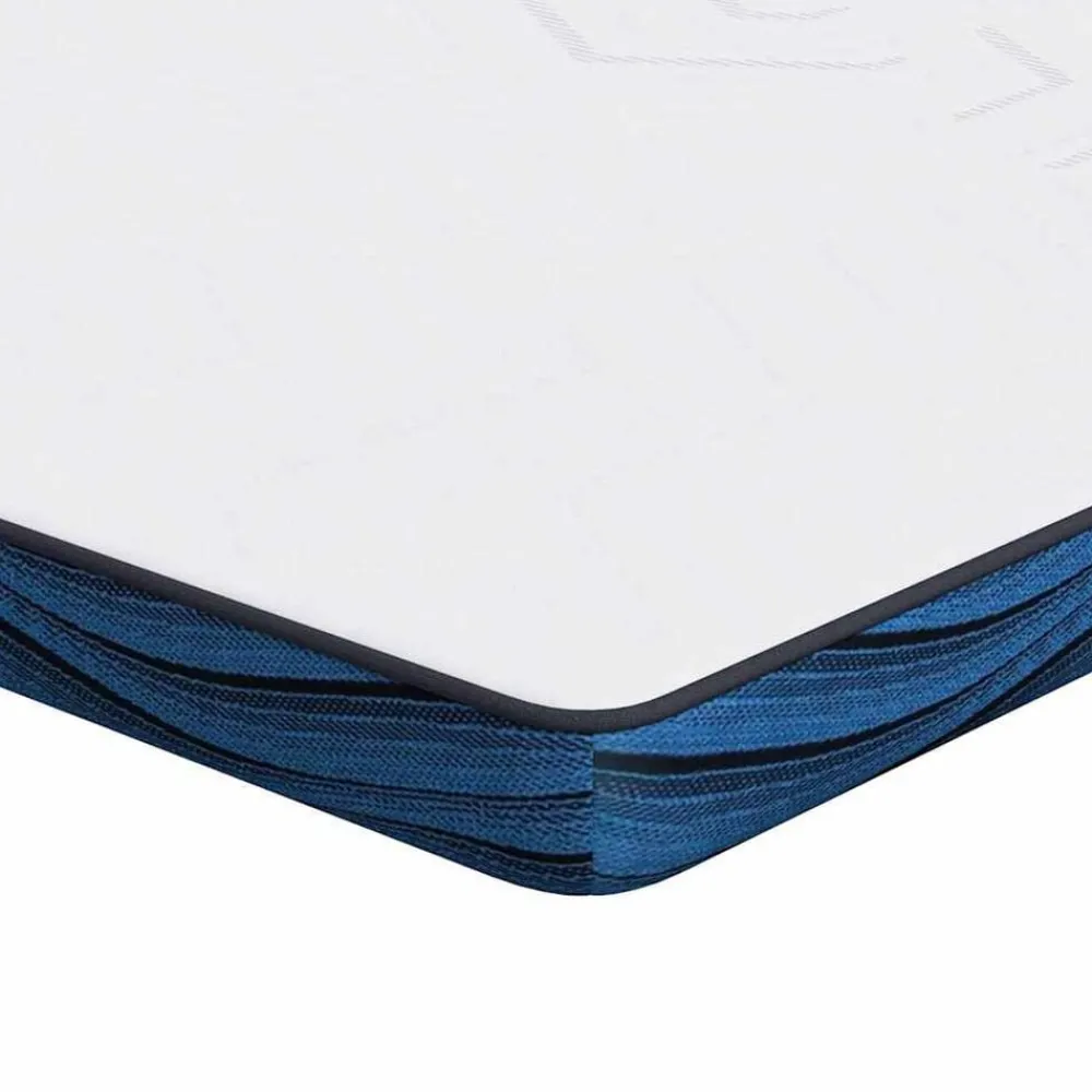 vidaXL Surmatelas Blanc 70 x 200 cm Tissu jacquard