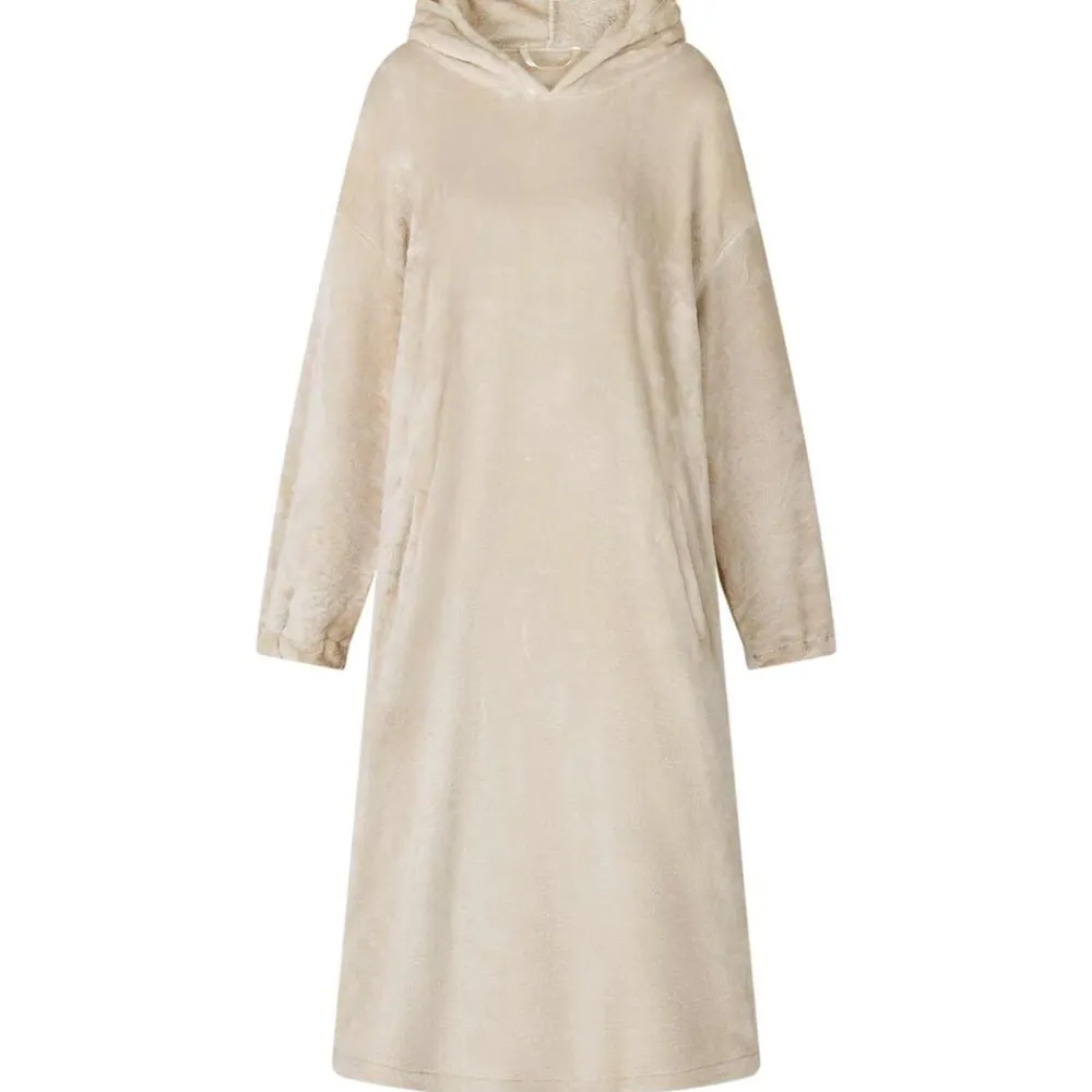 Vêtements & Accessoires-vidaXL Sweat à capuche couverture s Flanelle Beige