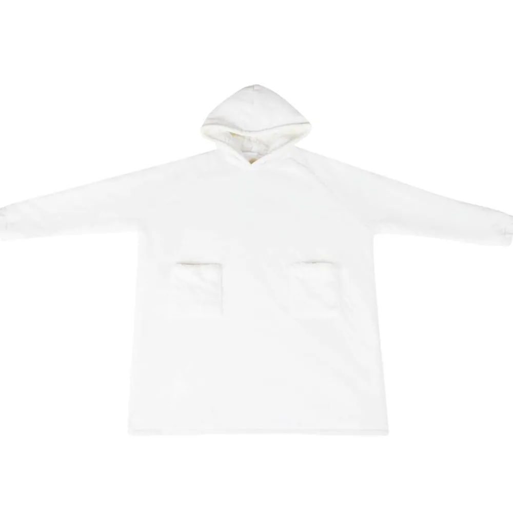 vidaXL Sweat à capuche couverture M Polaire et flanelle