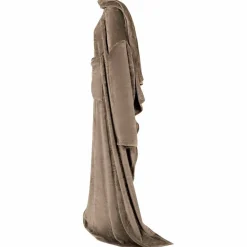 Vêtements & Accessoires-vidaXL Sweat à capuche couverture F Flanelle Camel