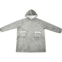 vidaXL Sweat à capuche couverture M Polaire et flanelle
