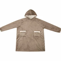 vidaXL Sweat à capuche couverture M Polaire et flanelle