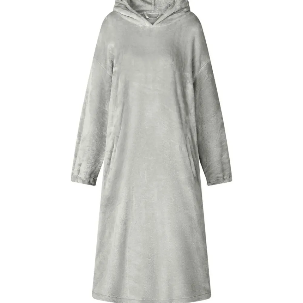 Vêtements & Accessoires-vidaXL Sweat à capuche couverture s Flanelle Gris
