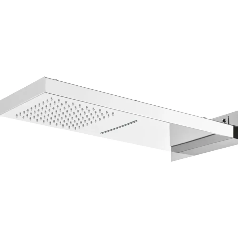 Plomberie-vidaXL Système de douche Acier inoxydable 201 Argenté