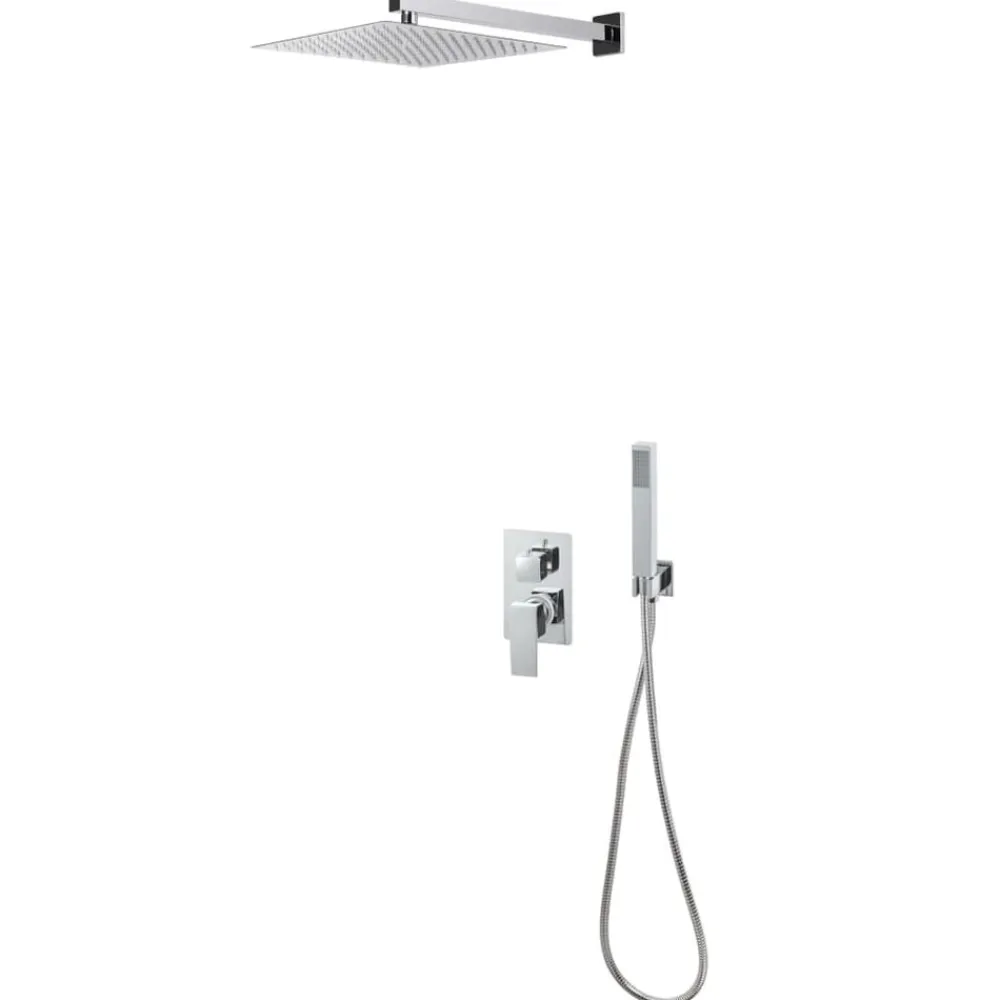 vidaXL Système de douche Acier inoxydable 201 é