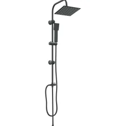 Plomberie-vidaXL Système de Douche 47 x 20 x 95 cm Acier inoxydable Noir