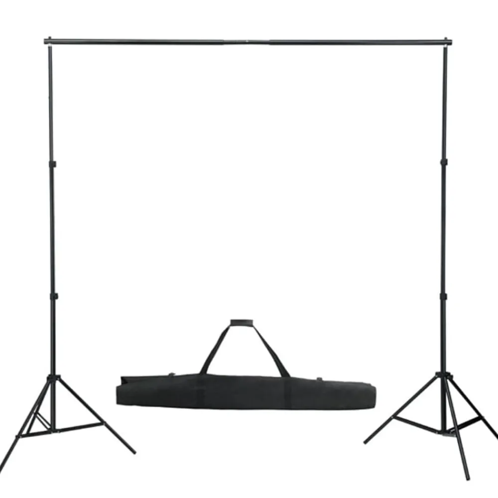 vidaXL Système de support de toile de fond de photo 600 x 300 cm