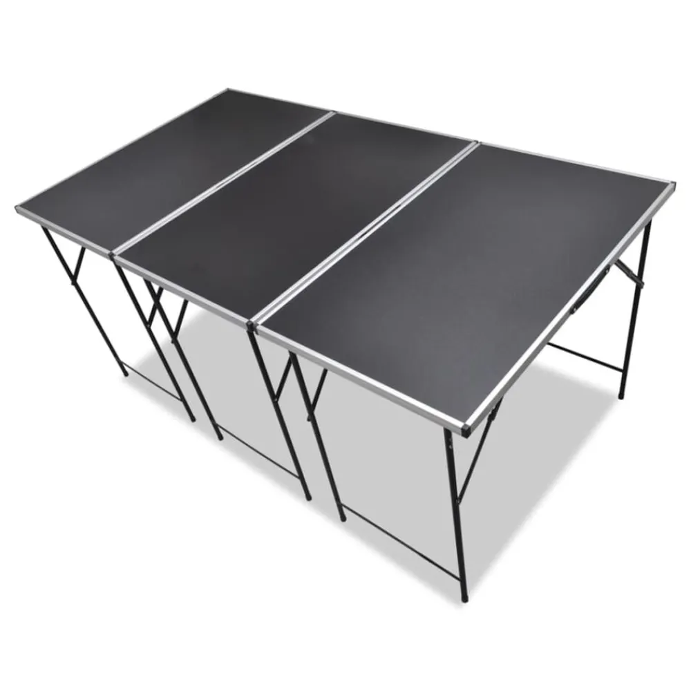 Tables-vidaXL Table à coller 3 pcs Pliable