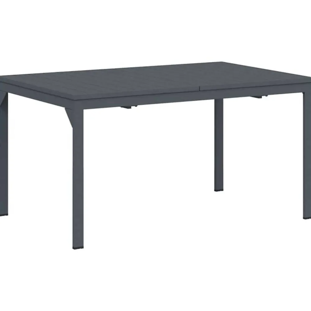 vidaXL Table à dîner d'extérieur 2 pcs Anthracite 210 x 90 x 73 cm