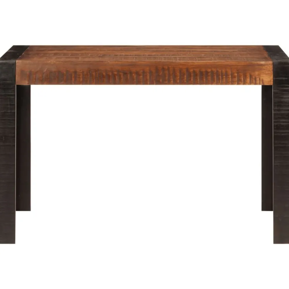 Tables-vidaXL Table à dîner 120x60x76 cm bois de manguier massif marron miel