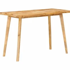 vidaXL Table à dîner Naturel 100 x 55 x 75 cm Bois de mangue massif