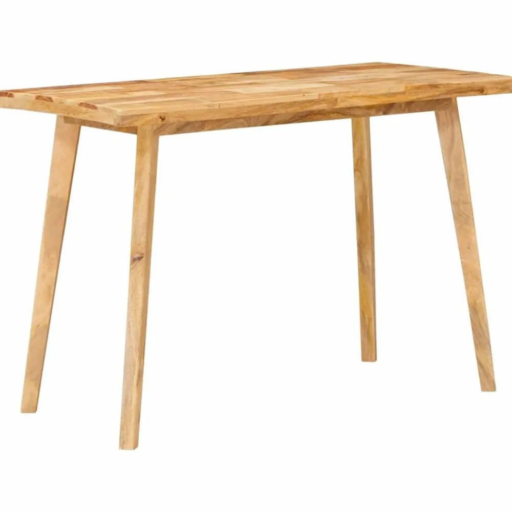 vidaXL Table à dîner Naturel 100 x 55 x 75 cm Bois de mangue massif