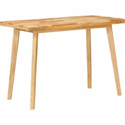 vidaXL Table à dîner Naturel 100 x 55 x 75 cm Bois de mangue massif