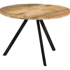 vidaXL Table à dîner 110x75 cm Bois de manguier massif
