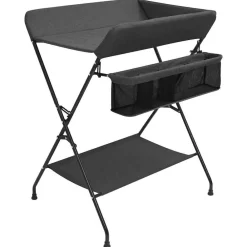 vidaXL Table à langer Fer