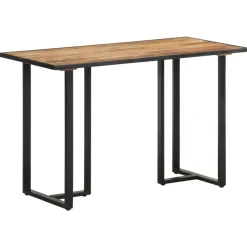 vidaXL Table à manger 120 cm Bois de manguier brut