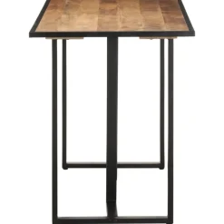 vidaXL Table à manger 120 cm Bois de manguier brut