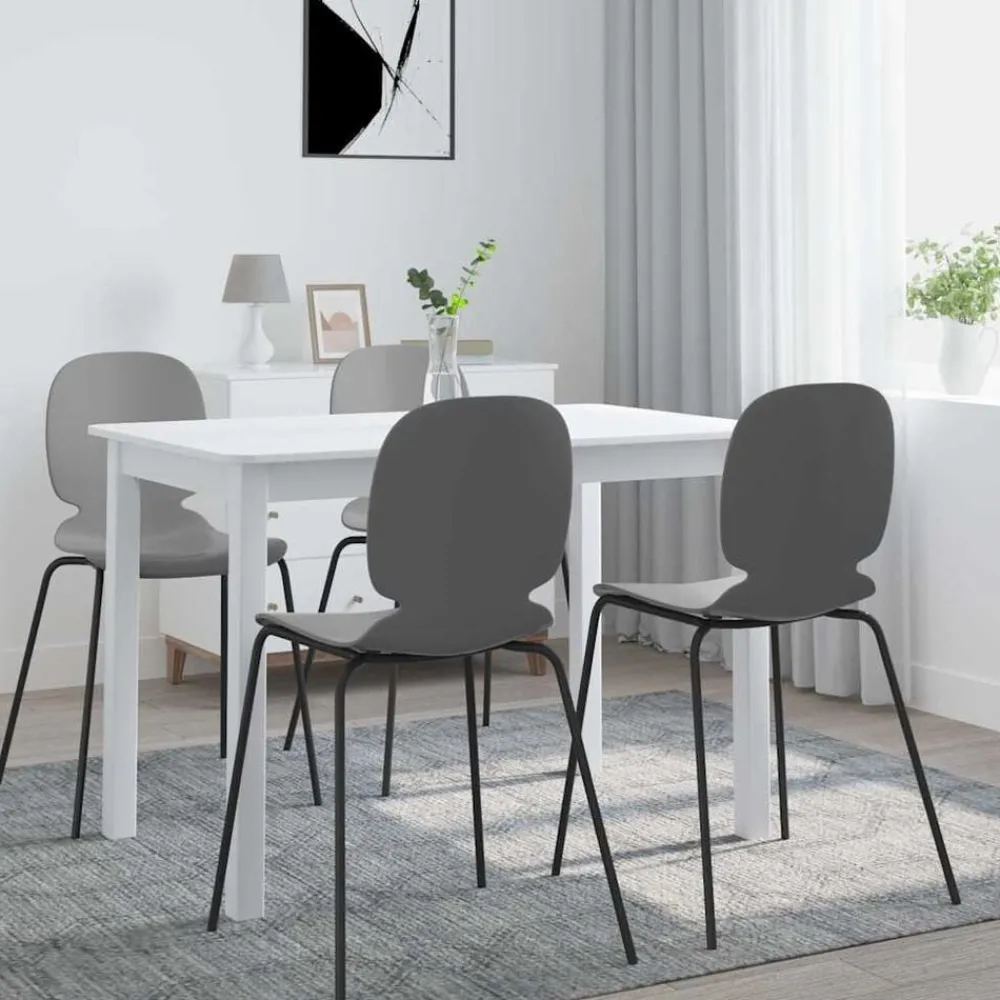 vidaXL Table à manger 114x71x75 cm Bois d'hévéa massif