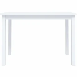 vidaXL Table à manger 114x71x75 cm Bois d'hévéa massif