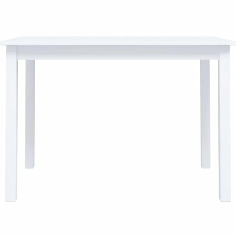 vidaXL Table à manger 114x71x75 cm Bois d'hévéa massif