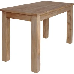 vidaXL Table à manger bois d'acajou massif 120x60x77 cm