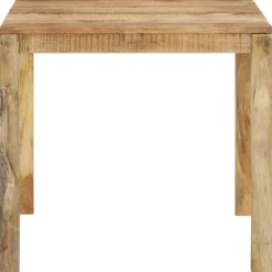Tables-vidaXL Table à manger Bois de manguier massif 82x80x76 cm