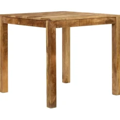 Tables-vidaXL Table à manger Bois de manguier massif 82x80x76 cm