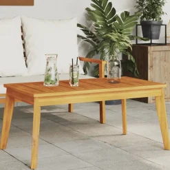 vidaXL Table à manger de jardin 100x55x45 cm bois massif d'acacia