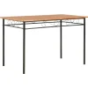 Tables-vidaXL Table à manger Marron 120x70x75 cm MDF