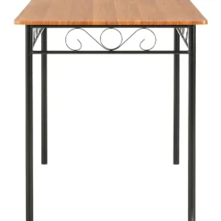 Tables-vidaXL Table à manger Marron 120x70x75 cm MDF