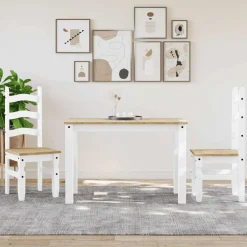 vidaXL Table à manger PANAMA 112x60x75 cm bois massif de pin
