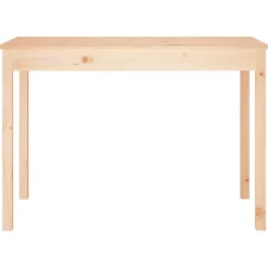 vidaXL Table à manger 110x55x75 cm Bois massif de pin