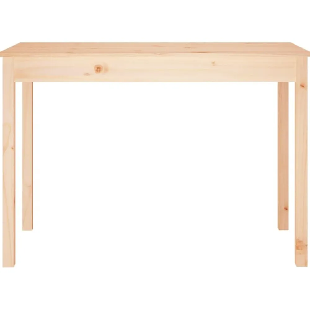 vidaXL Table à manger 110x55x75 cm Bois massif de pin