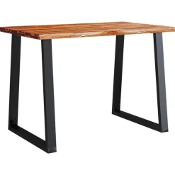 Tables-vidaXL Table à manger 110x70x75 cm bois d'acacia solide à bord vif