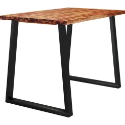 Tables-vidaXL Table à manger 110x70x75 cm bois d'acacia solide à bord vif