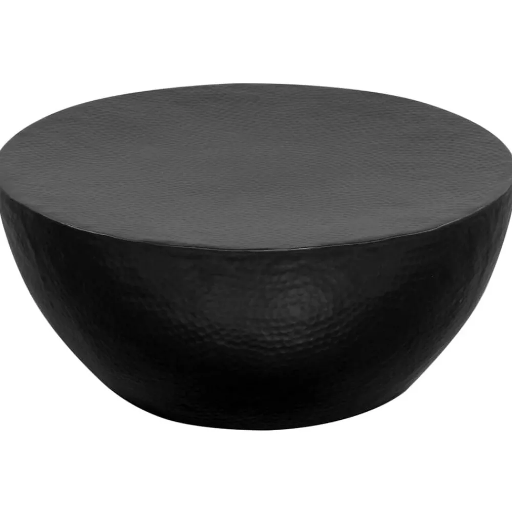 vidaXL Table basse Aluminium martelé 70x30 cm