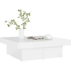 vidaXL Table basse 90x90x28 cm bois d'ingénierie