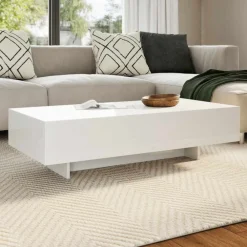 vidaXL Table basse brillant