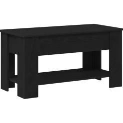 vidaXL Table basse blanc 101x49x52 cm bois d'ingénierie
