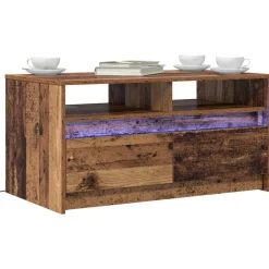 vidaXL Table basse 90 x 50 x 45 cm Bois d'ingénierie