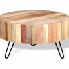 Tables-vidaXL Table basse Bois de récupération massif