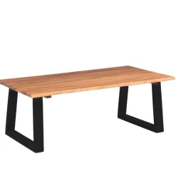Tables-vidaXL Table basse Bois d'acacia massif 110x60x40 cm