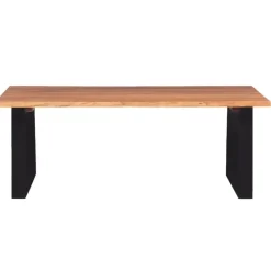 Tables-vidaXL Table basse Bois d'acacia massif 110x60x40 cm